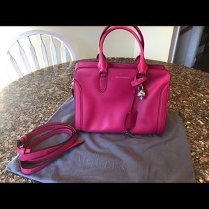 Alexander McQueen Hot Pink Satchel